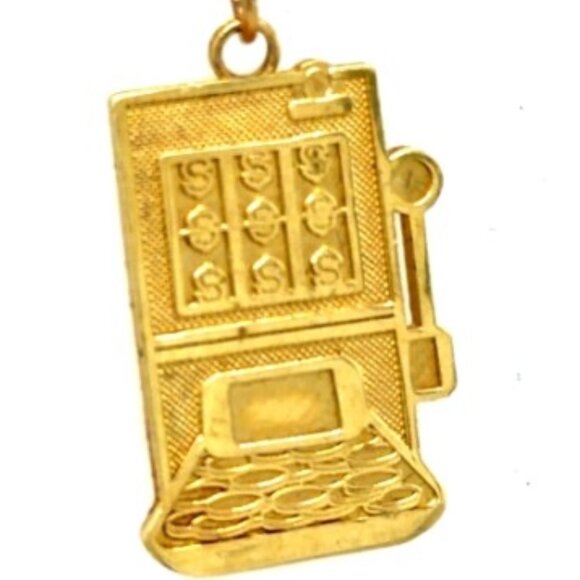 14k Back Your Man with this Whimsical Number Game Charm Perfect!!